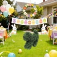 thumbnail image 4 of Artificial Topiary Tree, Artificial Green Boxwood Dog Shaped Decoration for Indoor Outdoor Front Porch, Easter Garden Decor, 4 of 6