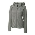 thumbnail image 2 of Women's Cutter & Buck  Gray UTSA Roadrunners Mainsail Sweater-Knit Full-Zip Hoodie, 2 of 3