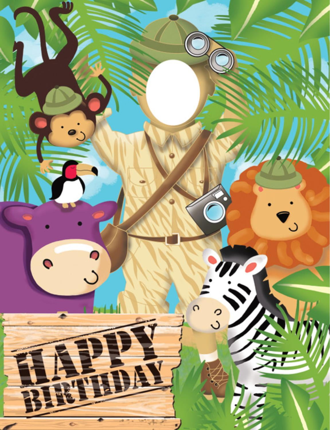 Pack Of 6 Safari Adventure Happy Birthday Photo Op Banners With Animals And Explorer 52 Walmart Com Walmart Com Pack Of 6 Safari Adventure Happy Birthday Photo Op Banners With Animals And Explorer 52 Walmart Com Walmart Com