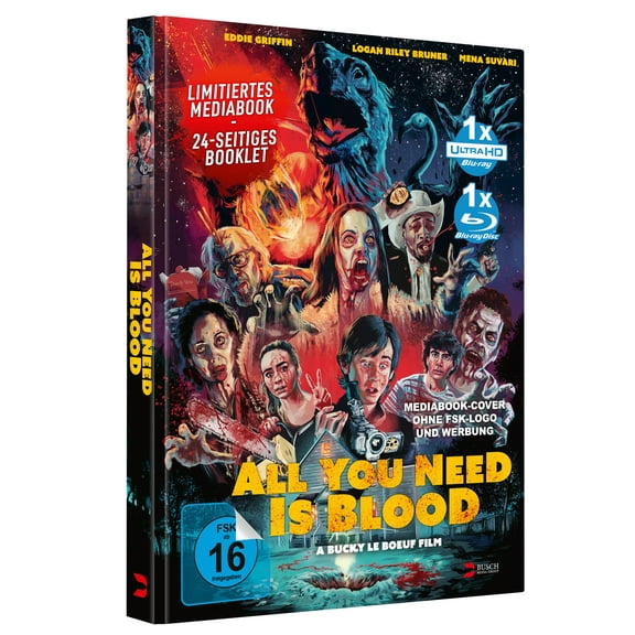 All You Need Is Blood - UHD 2-Disc Limited Edition Mediabook (4K Ultra HD   Blu-r (4K Ultra HD)
