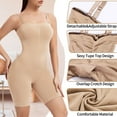 thumbnail image 5 of MANIFIQUE Strapless Shortie Bodysuit for Women Tummy Control Shapewear with Removable Straps, 5 of 7