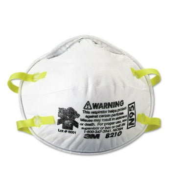 3M Particulate Respirator 8210, N95, 20/Box
