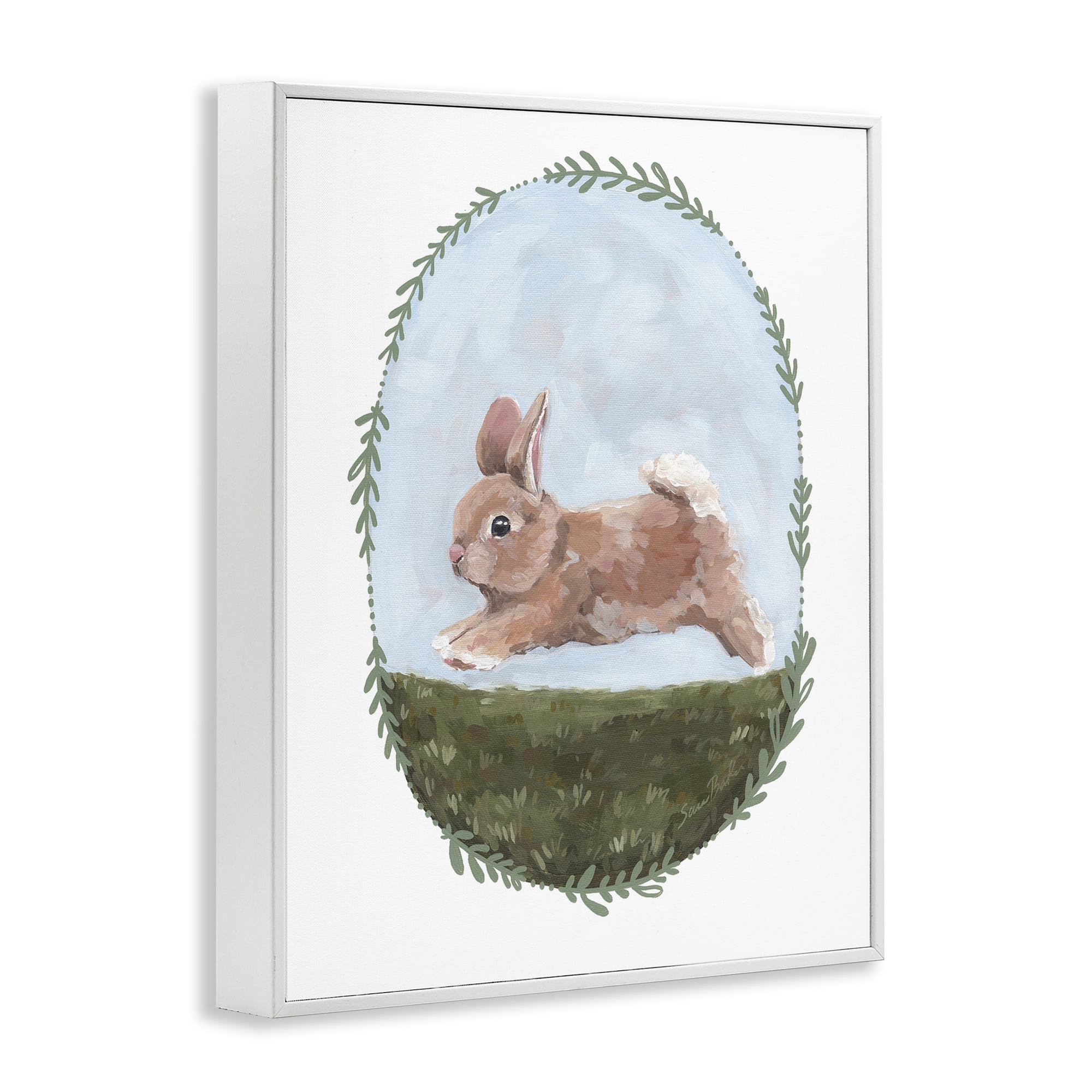 Stupell Industries The Goodness of Spring White Framed Giclee Art, design by Sara Baker