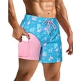 thumbnail image 2 of Bañador para Hombre SURF CUZ con Tiro de 13 cm y Bolsillos con Cremallera, 2 of 7