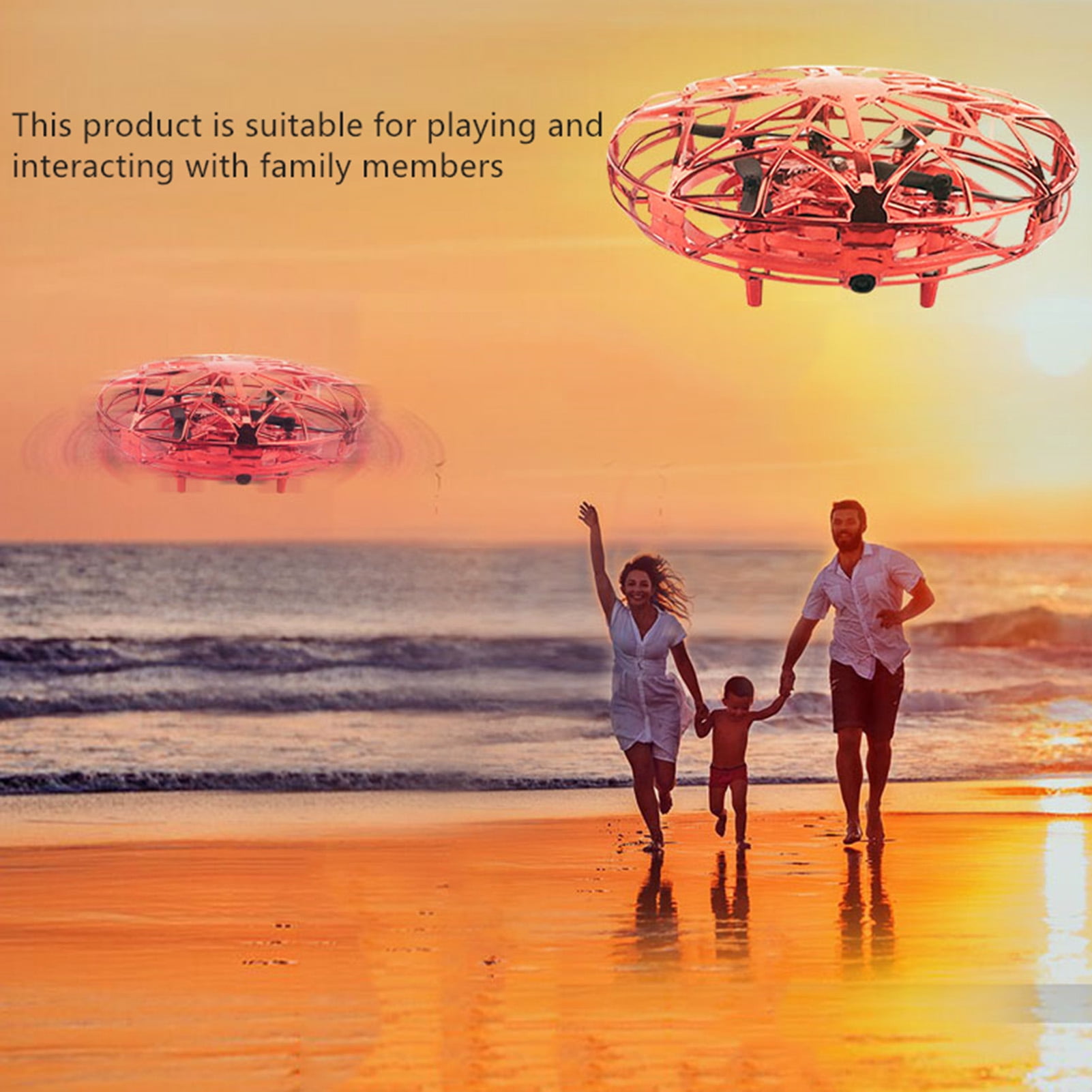 Lubelski Handcontrolled UFO Flying Autosensing Aircraft Parentchild