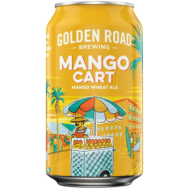 Golden Road Brewing Mango Cart, 12 fl. oz. Can, 4 ABV