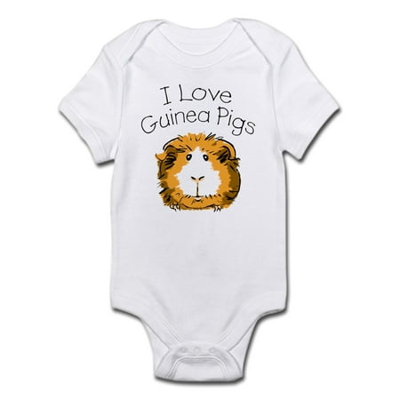 

CafePress - I Love Guinea Pigs Infant Creeper - Baby Light Bodysuit