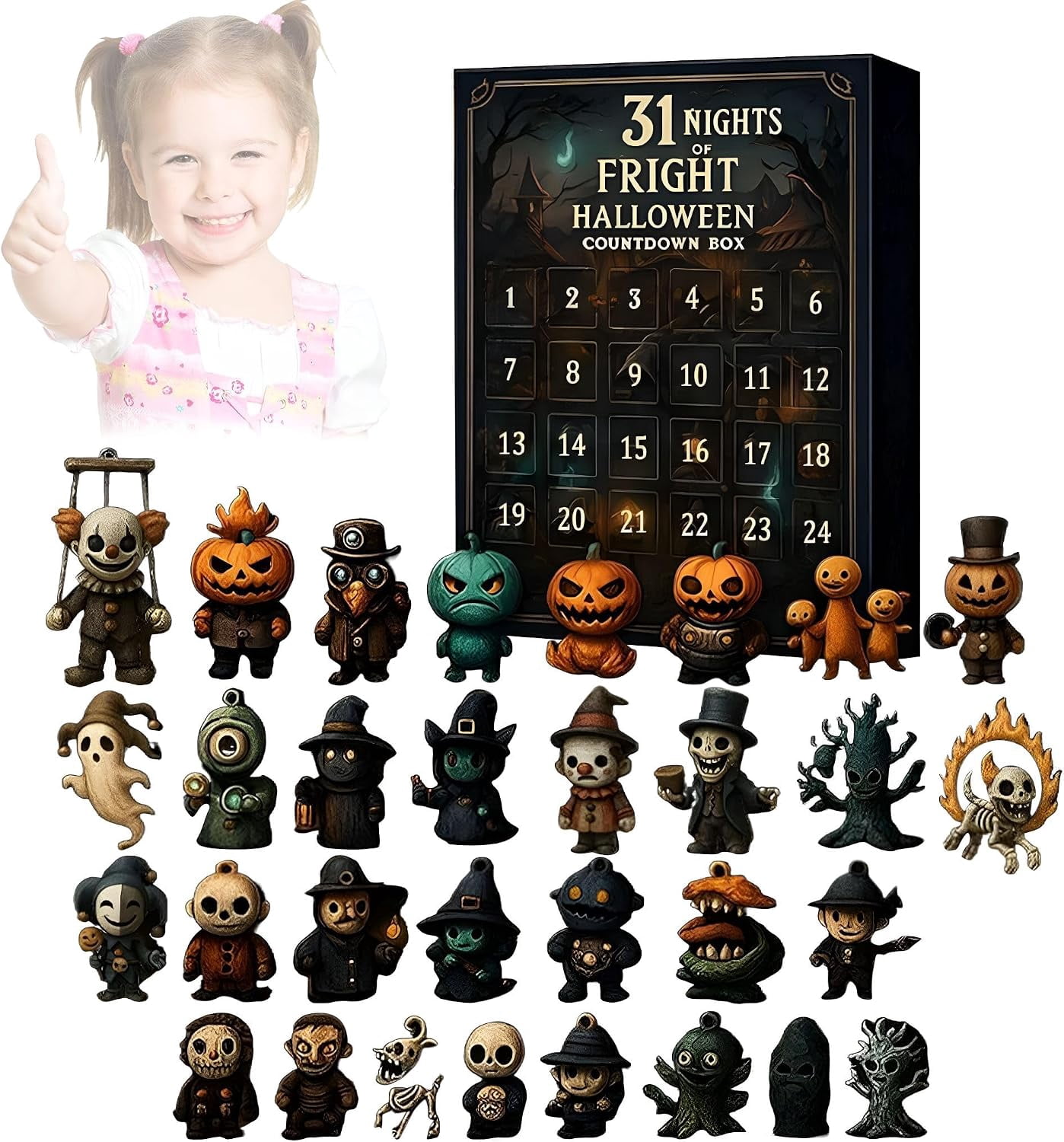 Funko 13 Day Spooky Countdown フィギュアセット Funko Universal Monsters Pocket POP! 13-day Spooky Countdown Vinyl