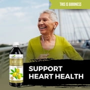 Olive Leaf Extract Liquid 12fl.oz, Organic Leaves, Healthy Heart Function & Immune Support, 15X Strength - Herbal Goodness