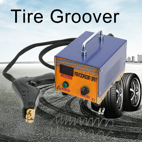 NICCOO Tire Groover Machine Manual Grooving Cutter Truck Car Rubber Tire Regroover 1000W