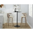 thumbnail image 2 of Cosini 30" Fixed-Height Bar Stool, Bar Chairs, Swivel Bar Stools, Bar Stools Set of 2, 2 of 6