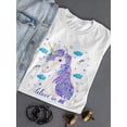 thumbnail image 3 of Believe In Me Cute Unicorn T-Shirt Women -Image by Shutterstock, Female XX-Large, 3 of 4