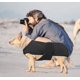 thumbnail image 3 of Abrigo de invierno para perros, chaqueta cortavientos para perros, chaleco para perros con cuello cálido, conjunto con capucha para perros pequeños, medianos y grandes (negro, XXXL), 3 of 5