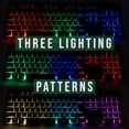 thumbnail image 3 of Manhattan Wired USB Gaming Keyboard - With Backlit RGB LED, Quiet Keystrokes - For Computer, PC, Desktop, Gamer, 3 of 11