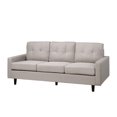 thumbnail image 2 of 3-Seater Tufted Sofa, Grey, 2 of 2