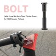 thumbnail image 2 of Destornillador Perno de bisagra Reparación Cerradura de metal Perno fijo Tornillo Gancho plegable Scooter Pothook Hugtrwg Para estrenar, 2 of 8