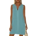 thumbnail image 2 of Sleeveless V Neck Bathing Suit Coverups for Women Summer Swimsuit Bikini Beach Cover Ups Dress, 2 of 7