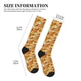 thumbnail image 4 of Sikiie Pumpkin And Sunflower 1 Pairs Compression Socks for Men and Women 15-20 mmHg Running Support Socks, 4 of 7