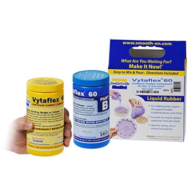 Caucho de uretano líquido Smooth-On VytaFlex 60, 1 pinta