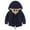 Navy, variant on breaise Toddler Baby Girls Fleece Puffer Jackets Baby Girl Zip Up Padded Coat Boys Drawstring Fleece Coat Kids Winter Hooded Coat with Pockets
