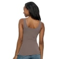 thumbnail image 5 of Felina Reversible Cotton Womens Tank Top | 4-Pack, 5 of 7