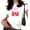 White, variant on Women Pink Bow Cherries Shirt Coquette Tops Clean Girl Aesthetic Shirts Casual Summer Slim Cropped T-shirt