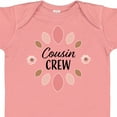 thumbnail image 4 of Inktastic Cousin Crew with Pink Flowers Girls Baby Bodysuit, 4 of 5