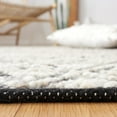 thumbnail image 4 of SAFAVIEH Natura Harold Diamond Runner Rug, Ivory/Brown, 2'3" x 9', 4 of 8