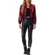 thumbnail image 2 of CHAQUETA DE LENTEJUELAS PARA MUJER INSPIRE CHIC CON CIERRE DE CREMALLERA Y BOLSILLOS OCULTOS TIPO BOMBER TALLA XS ROJO VINO, 2 of 6