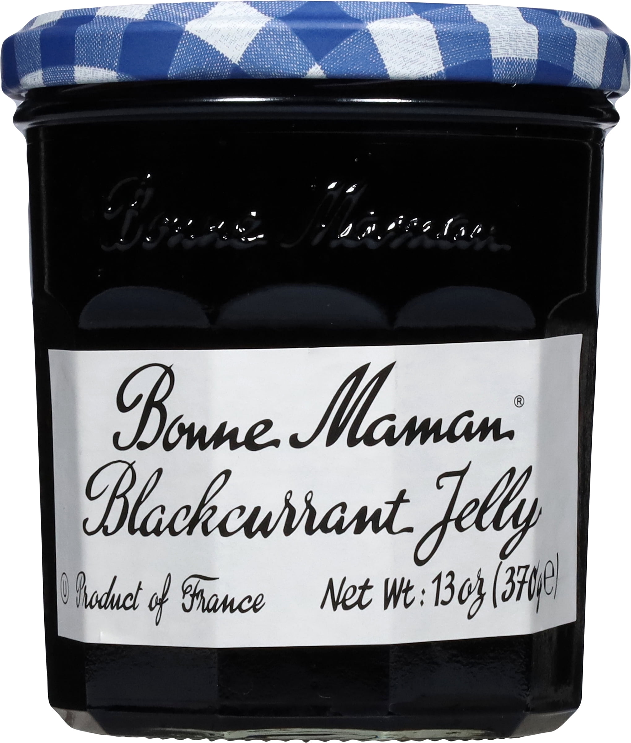 BONNE MAMAN, JELLY BLACK CURRANT, 13 OZ, (Pack of 6)