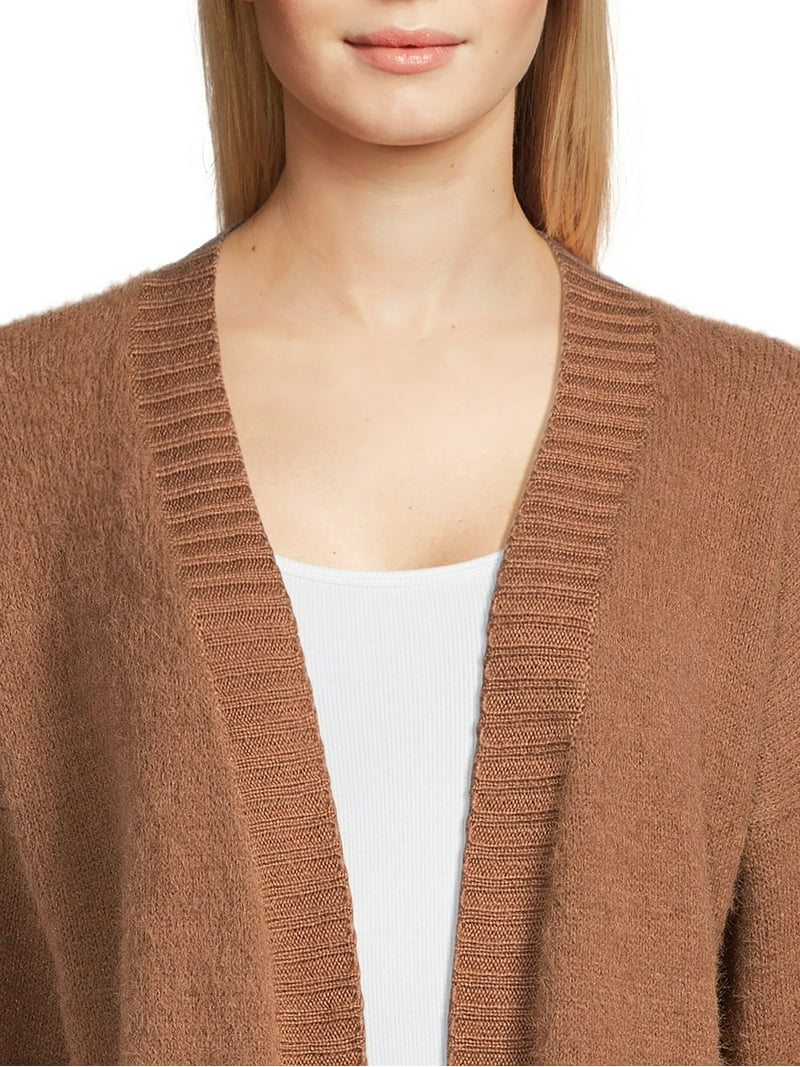 Dreamers by Debut Women's Open Front Cardigan Sweater, Midweight