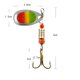 thumbnail image 5 of 3uds. Caja de pesca de Metal con cuchara/lote de señuelos de agua dulce y salada, cebo giratorio con 10 Uds., 5 of 7