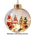thumbnail image 6 of Akmoler Glowing Christmas Story Ornament, Light-Up Mini Holiday Scene with Warm LED Light, Festive Keepsake Gift for Home Party Tree Mantel, Christmas Decorations & Gifting Use, 6 of 8