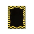 thumbnail image 1 of Melrose Tableau Noir Mural Fantaisie Jaune Citron et Chevron 20 Pouces, 1 of 1