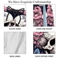 thumbnail image 4 of luoweisi Men's Beach Shorts Quick Dry Swim Trunks with Mesh Lining Couple Skulls L, 4 of 5