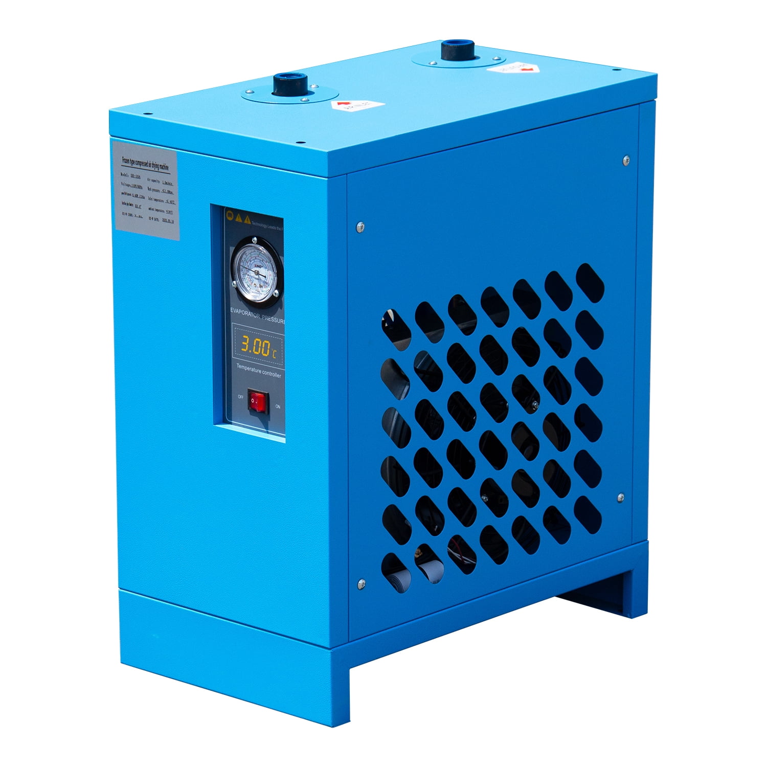 HPDMC Industrial Refrigerated Air Dryer for Air Compressors, 35 CFM, R134a Cooling System, 110V, Removes Moisture & Contaminants