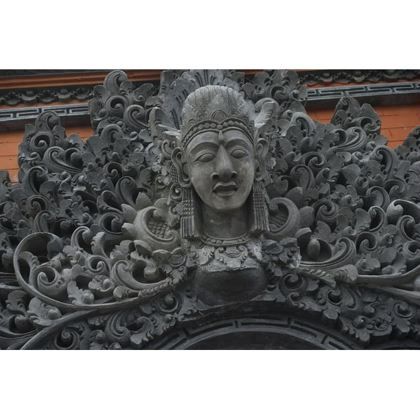 Framed Art for Your Wall Bali Culture Indonesia Sculpture Craft 10x13