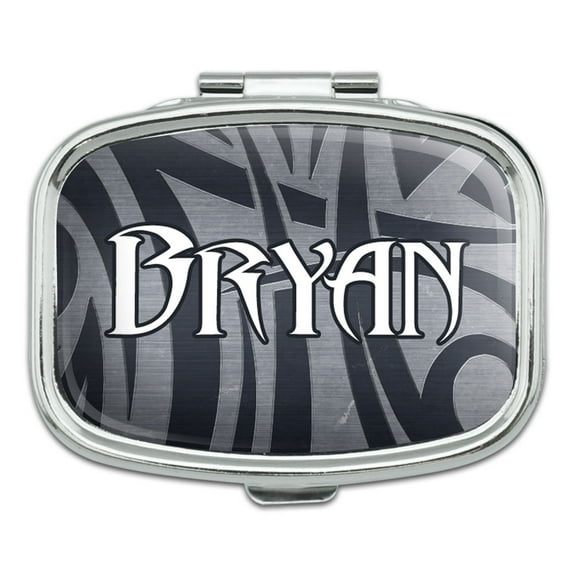 Male Names - Bryan - Rectangle Pill Box