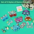 thumbnail image 4 of LEEYNEER 9 Varieties Easter Party Glasses  Fun Eyewear Props for Pictures  Adorable Easter Egg Bunny Happy Easter Glass Frames  Photo Booth Props Glasses Party Favors for Kids & Adults, 4 of 7