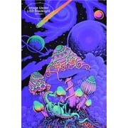 Cosmic Shroom by Space Tribe Non-Flocked Blacklight Poster 24 x 36