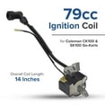 thumbnail image 4 of AlveyTech 79cc Ignition Coil for Coleman CK100 & SK100 Go-Karts, 4 of 7