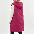 thumbnail image 5 of VBVC Women's Long Quilted Vest with Pockets , Side Zip Hem Sleeveless Puffer Jacket For Women, S-3XL, 5 of 9