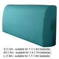 thumbnail image 3 of Xiao Hua Funda elástica para cabecera, color sólido, resistente al polvo, apta para cabeceras blandas, varios tamaños, verde, para 74,8-82,7 pulgadas, 1 pieza, 3 of 5