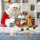 thumbnail image 4 of Adornos navideños, árbol de Navidad de metal de mesa, soporte de exhibición de adornos de hierro forjado, adorno navideño de 11 pulgadas, decoraciones de escritorio, mini árbol de Navidad, decoracione, 4 of 6