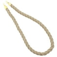 thumbnail image 1 of BESTYASH Crowd Control Rope Stanchion Rope Brown Jute Isolation for Ceremonies 1Set, 1 of 6