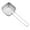 Square, variant on Strainer Skimmer Ladle, Stainless Steel Solid Professional Oil Spider Strainer with Long Handle for Draining Frying, Kitchen Cooking Colander Spoon Kitchen Utensils Wire Strainer Pasta Spoon(Round)