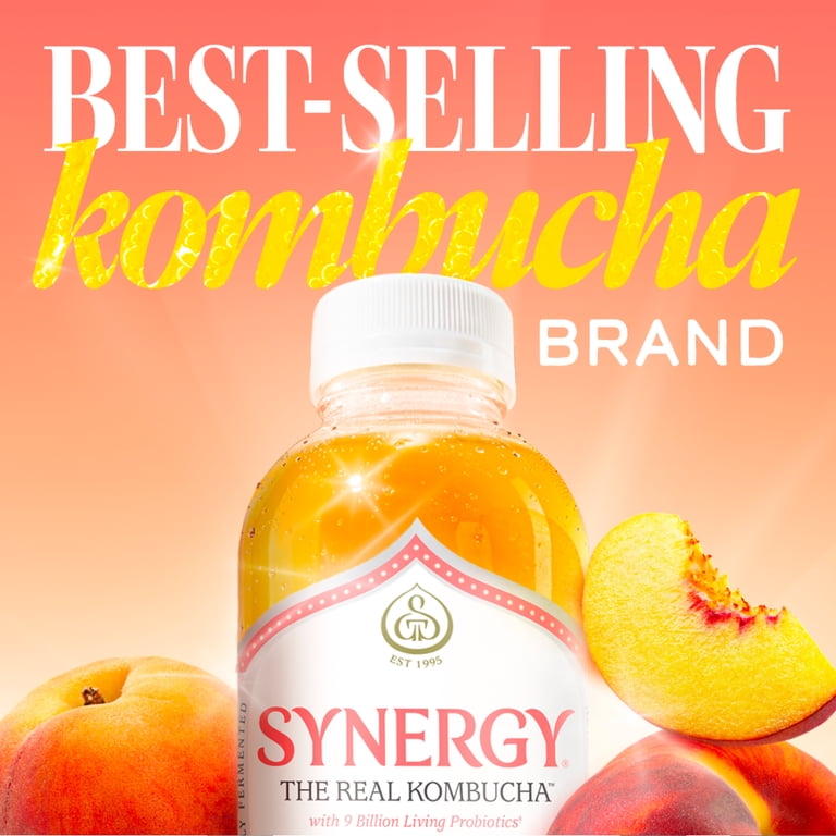 Synergy Peach Paradise Kombucha 16 fl oz - Walmart.com