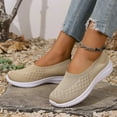 thumbnail image 5 of Dakaela Women's Mesh Flats Shoes Breathable Casual Slip on Running Sneakers Knit Walking Sock Loafers, 5 of 9