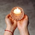 thumbnail image 2 of Wedding Decor Glass Clear Votive Candle Holders for Table Centerpieces Circular Tea Light Holders for Home Dinner Party Decor, 2 of 5