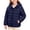 Navy, variant on RYRJJ Kids Girl Boy Winter Hooded Puffer Jackets Lightweight Full Zip Warm Quilted Coats Long Sleeve Padded Outerwear with Pockets